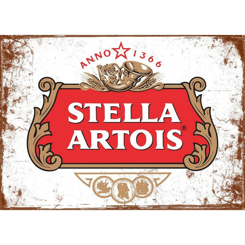 Stella Artois Sign Metal Wall Mounted - 60cm