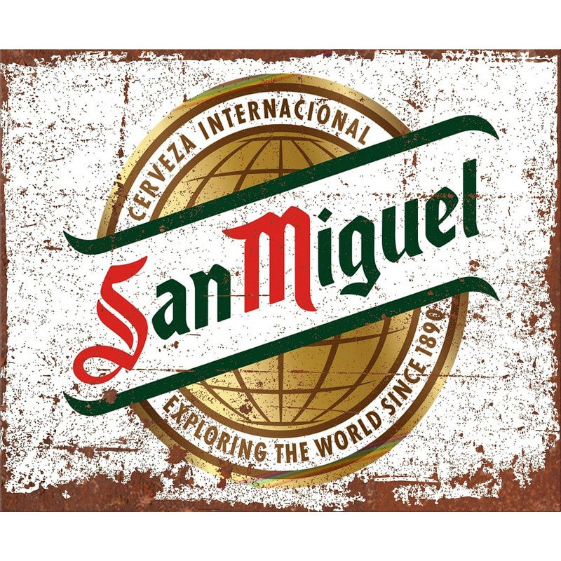 San Miguel Sign Metal Wall Mounted - 45cm