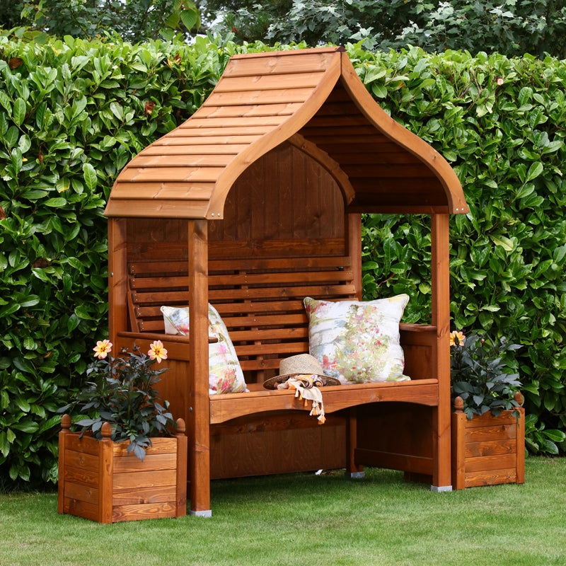 AFK Premium Orchard Arbour Beech Stain 2 Seat