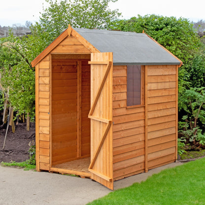 Shire Cromer 4' 5" x 6' 3" Apex Shed - Premium Pressure Treated Overlap