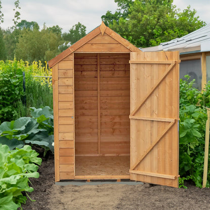 Shire Cromer 4' 5" x 6' 3" Apex Shed - Premium Pressure Treated Overlap