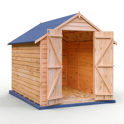 Shire Cromer 6' 5" x 8' 1" Apex Shed - Premium Overlap