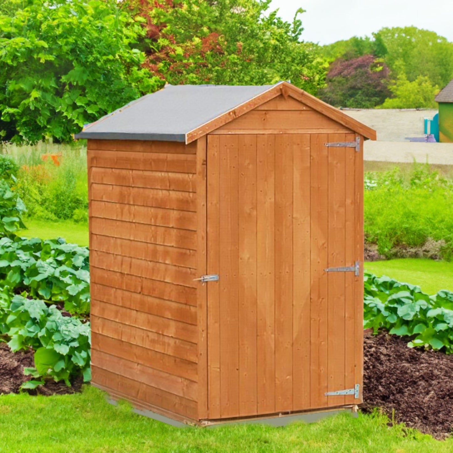 Shire 5' 3" x 3' 2" Apex Shed - Budget Dip Treated Overlap