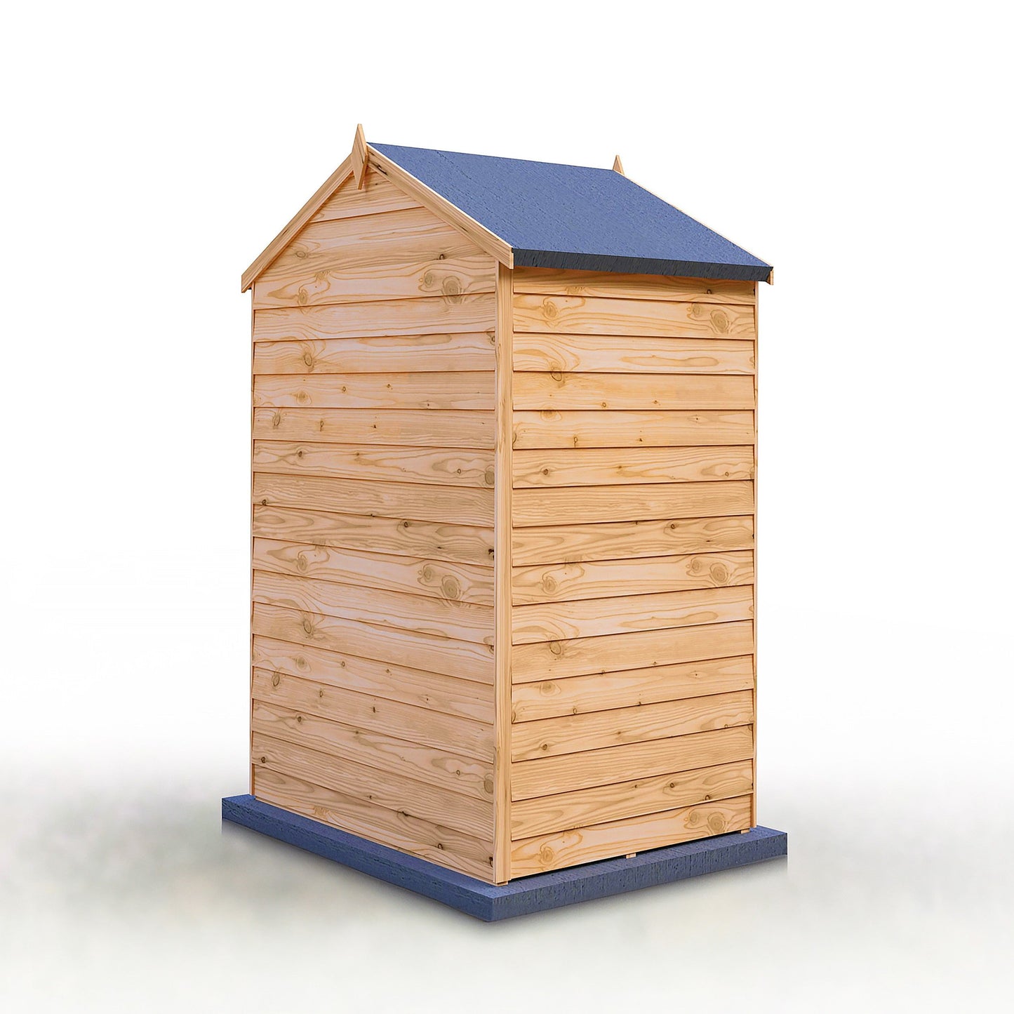 Shire Ashworth 4' 4" x 3' 3" Apex Shed - Premium Dip Treated Overlap