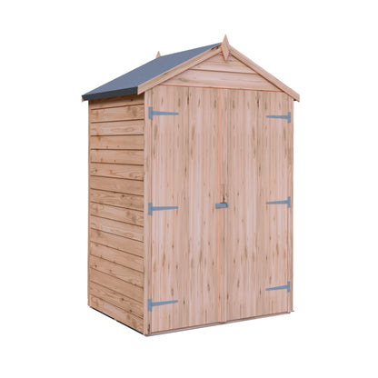 Shire Ashworth 4' 4" x 3' 3" Apex Shed - Premium Dip Treated Overlap