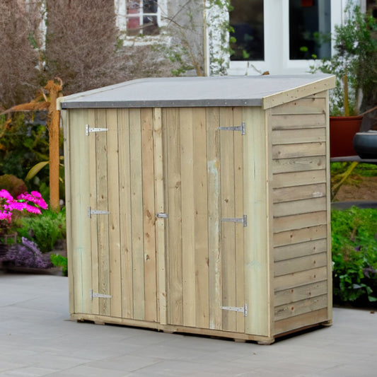 Shire Ashworth 5' 11" x 2' 10" Apex Shed - Premium Pressure Treated Tongue & Groove