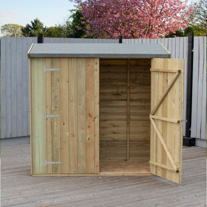 Shire Ashworth 5' 11" x 2' 10" Apex Shed - Premium Pressure Treated Tongue & Groove