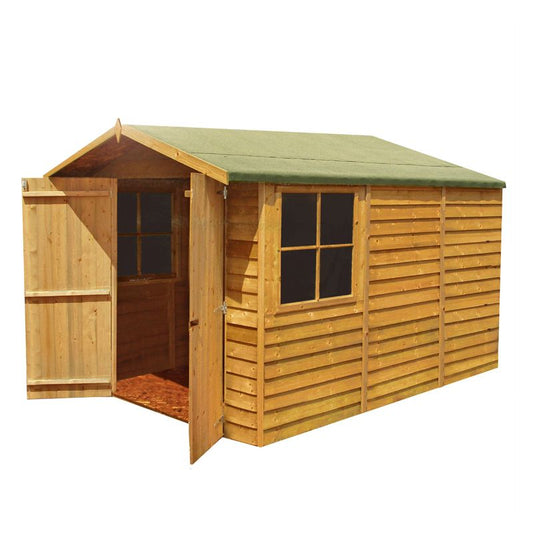 Shire Ashworth 7' x 10' 11" Apex Shed - Premium Dip Treated Overlap