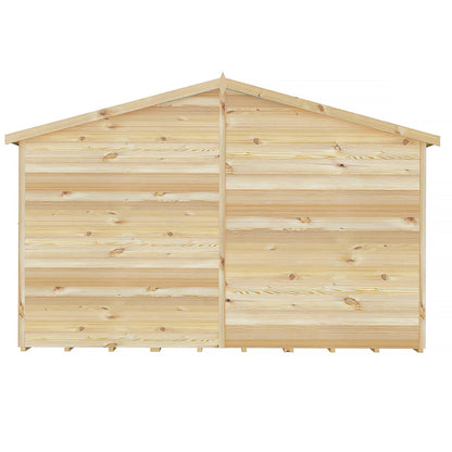 Shire Ashworth 9' 10" x 9' 10" Apex Shed - Premium Dip Treated Overlap