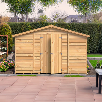 Shire Value 10' 3" x 10' 4" Apex Shed - Premium Coated Overlap