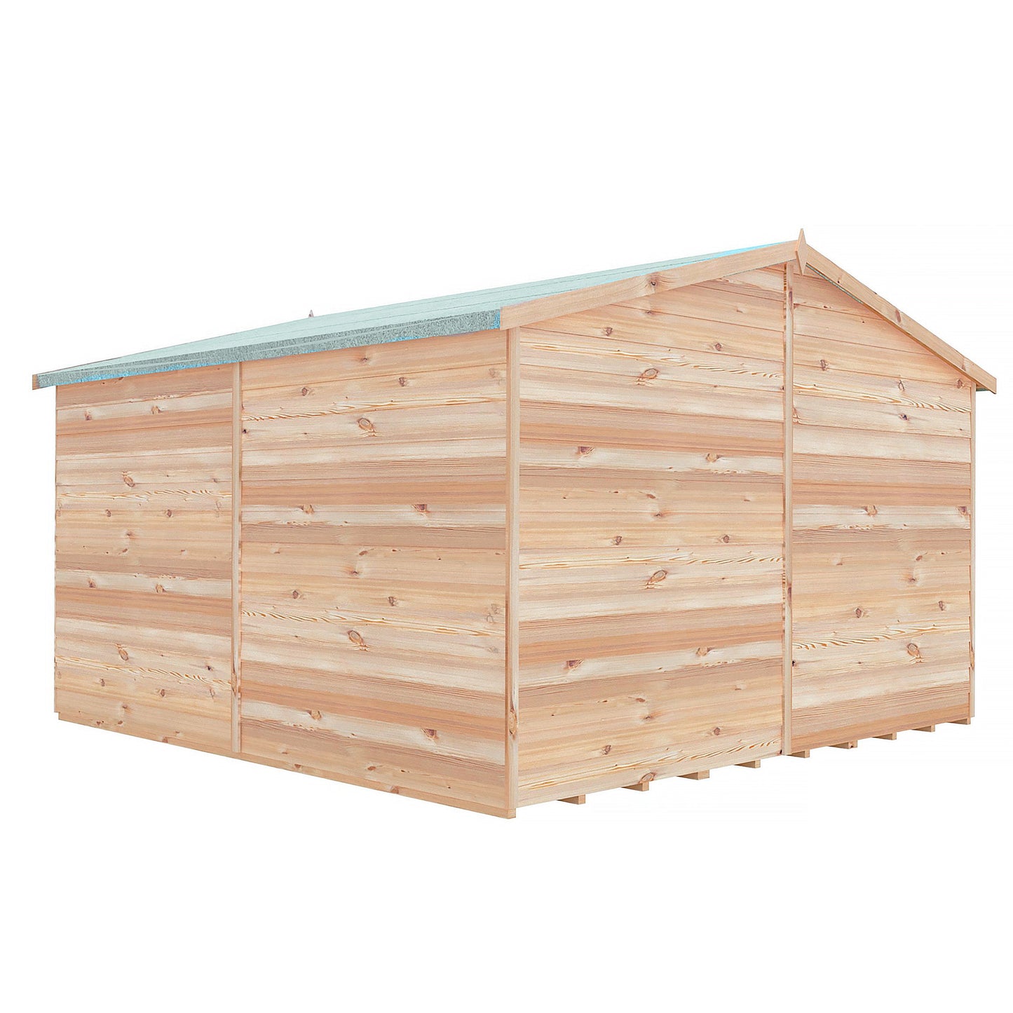 Shire Value 10' 3" x 10' 4" Apex Shed - Premium Coated Overlap