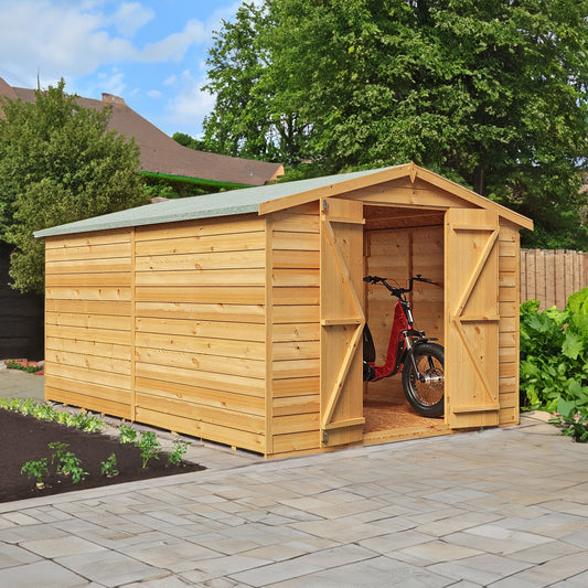 Shire Value 8' 5" x 11' 9" Apex Shed - Premium Coated Overlap