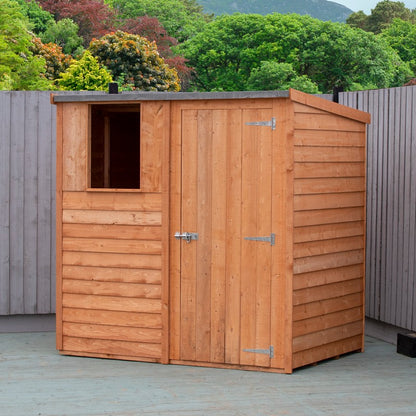 Shire Value 6' 1" x 4' Apex Shed - Premium Coated Overlap