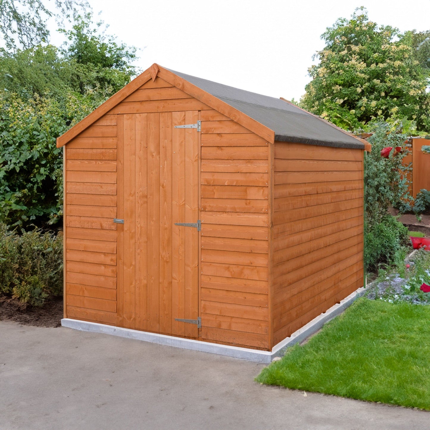 Shire Canterbury 6' 5" x 8' 1" Apex Shed - Classic Dip Treated Overlap