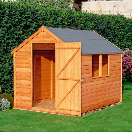 Shire Cromer 6' 5" x 8' 1" Apex Shed - Budget Dip Treated Overlap