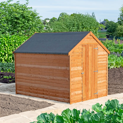 Shire Cromer 6' 5" x 8' 1" Apex Shed - Budget Dip Treated Overlap