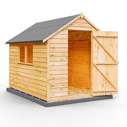 Shire Cromer 6' 5" x 8' 1" Apex Shed - Budget Dip Treated Overlap