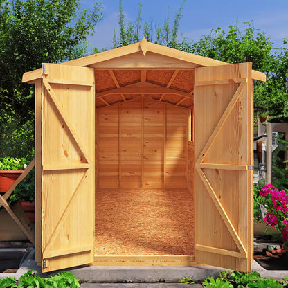 Shire Canterbury 6' 7" x 12' 2" Apex Shed - Budget Dip Treated Overlap