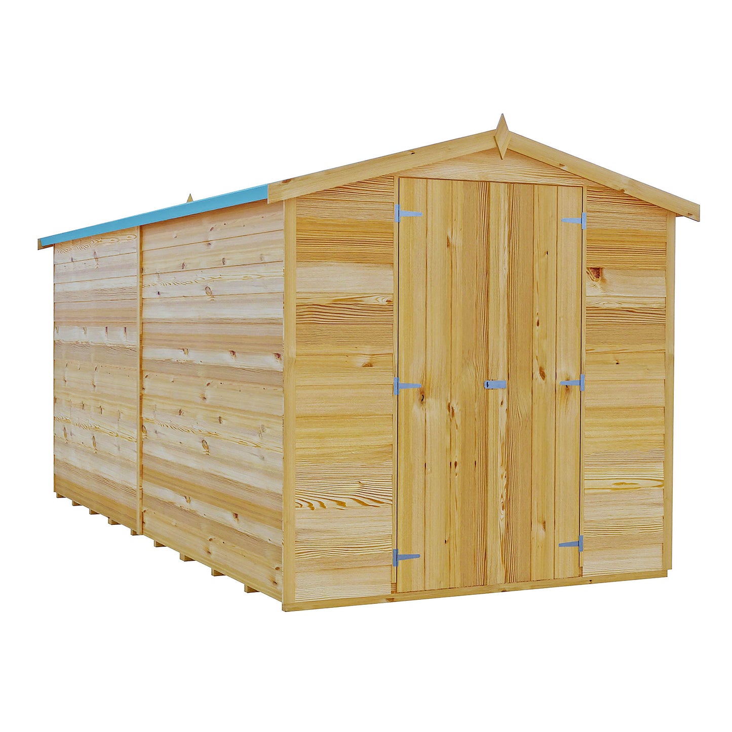 Shire Canterbury 6' 7" x 12' 2" Apex Shed - Budget Dip Treated Overlap