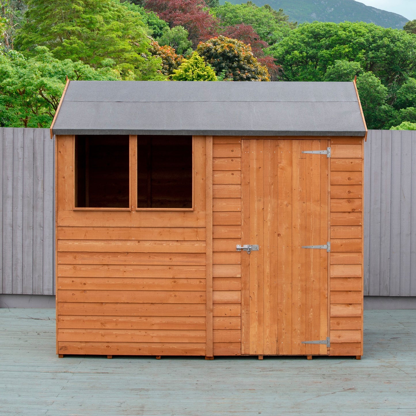 Shire Ashworth 6' 5" x 8' 1" Apex Shed - Budget Dip Treated Overlap