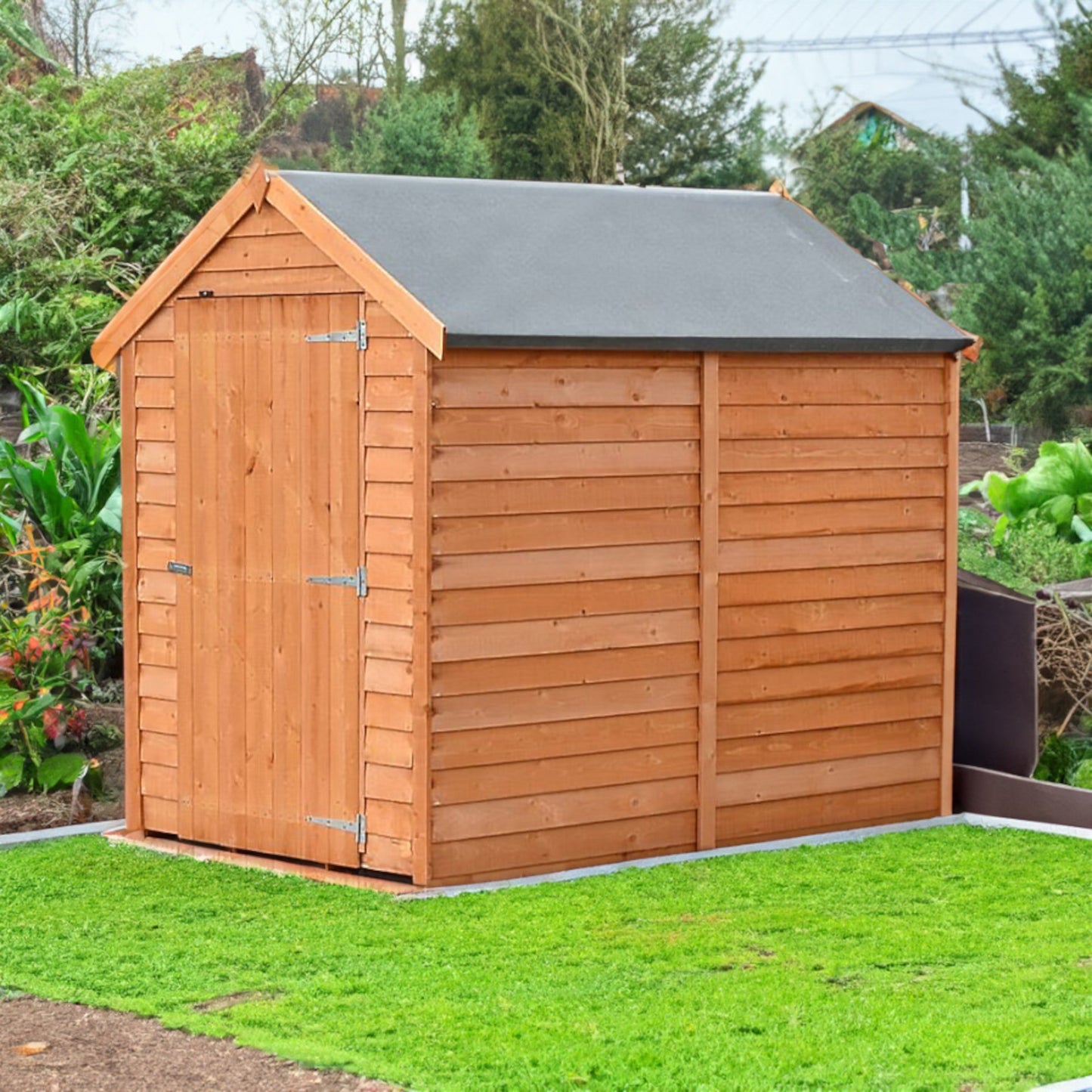 Shire Wiltshire 4' 4" x 6' Apex Shed - Premium Dip Treated Overlap