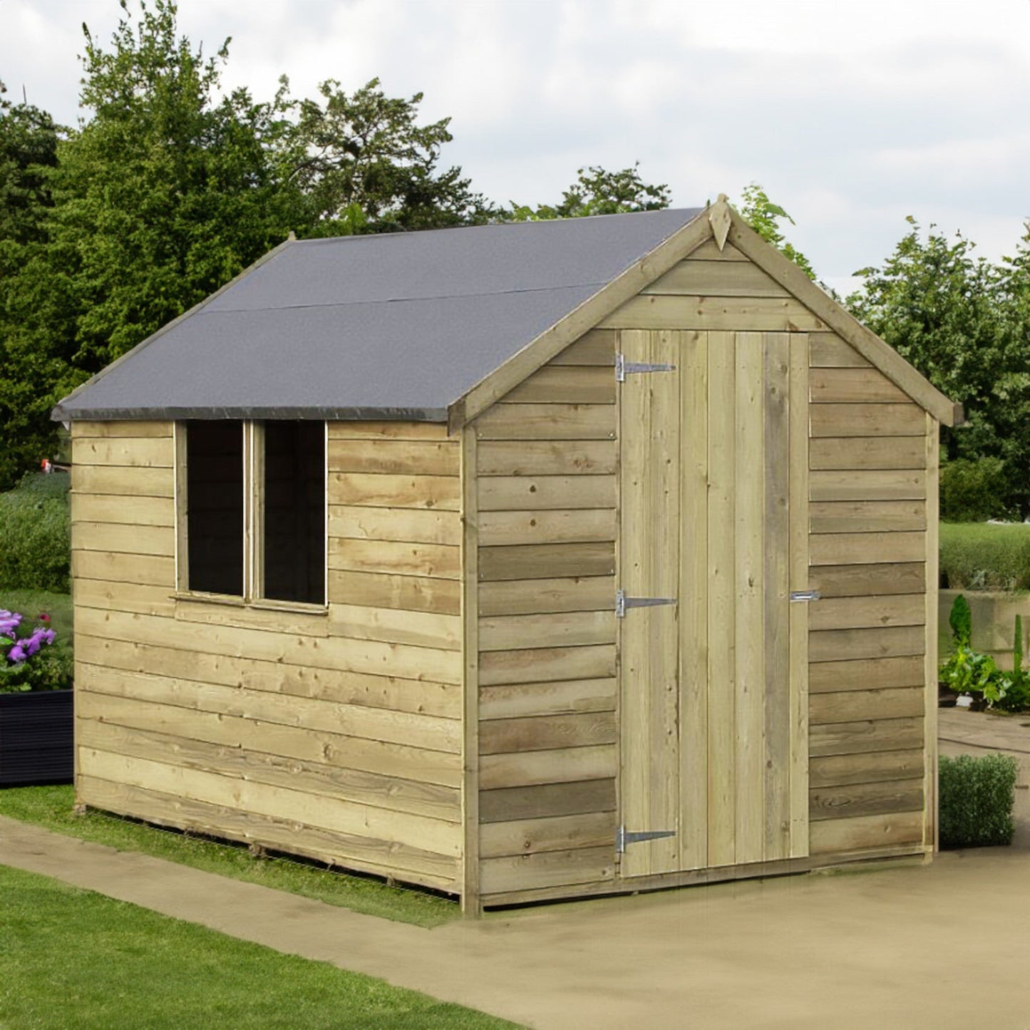 Shire Cambridge 6' x 8' 1" Apex Shed - Premium Pressure Treated Overlap