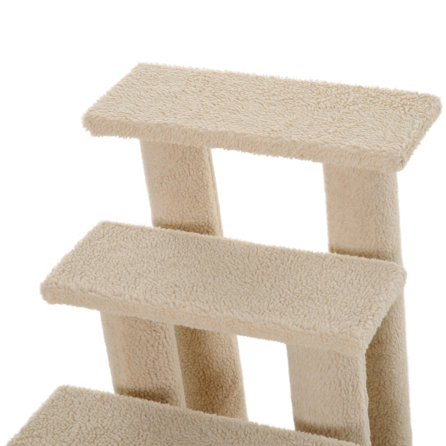 PawHut Cat Tree Ladder 63.5L 43W 60H (cm)-Light Brown