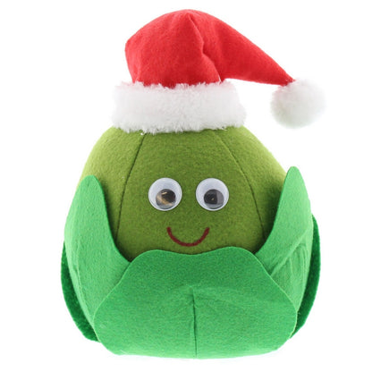 Sid The Sprout Door Stop Christmas Decoration Green - 20cm