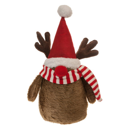 Reindeer Gonk Christmas Decoration Brown - 35cm