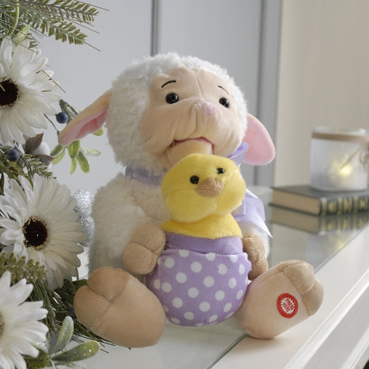 Singing Sheep Animated Decoration - 35cm