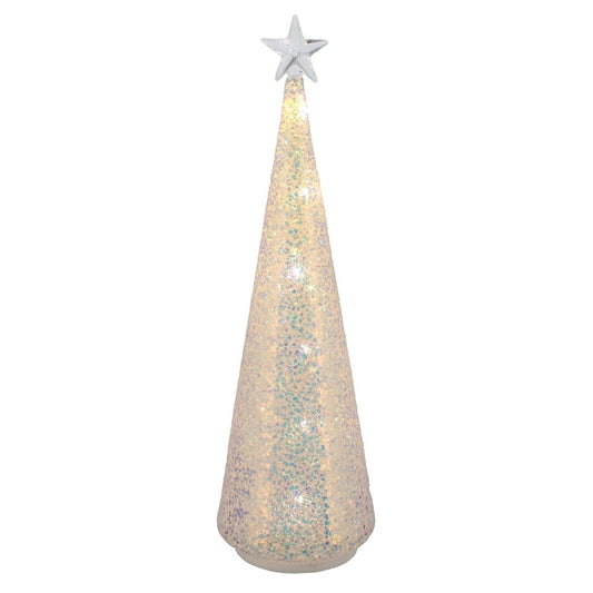 Rainbow Sequin Cone Tree - 36cm