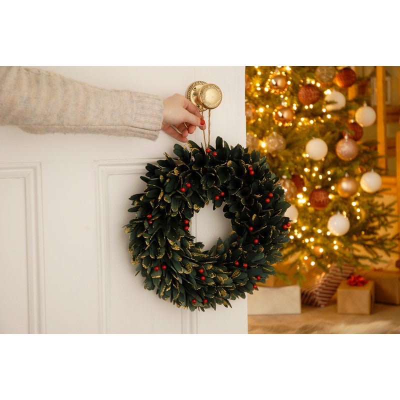 Wreath Christmas Decoration Green - 36cm