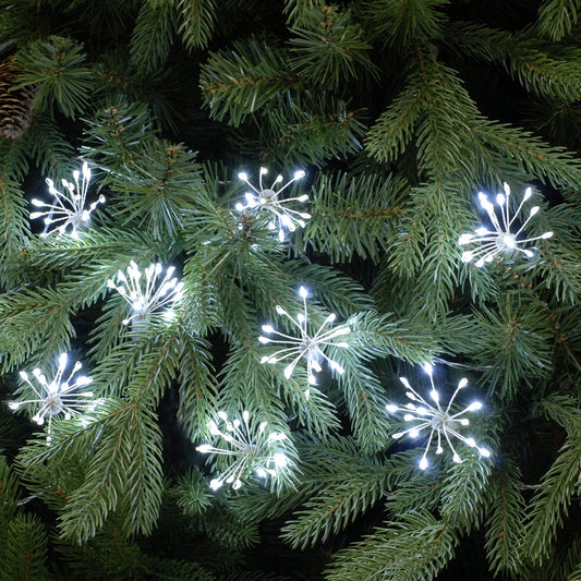 Starburst Fairy Christmas Lights Animated White Outdoor 400 LED - 5.7m