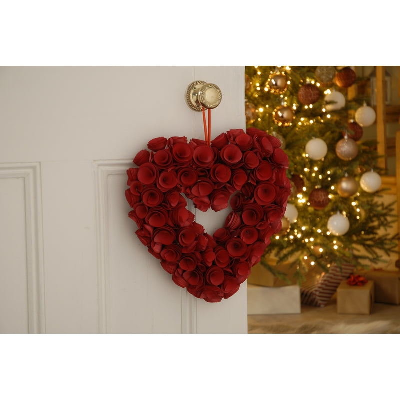 Roses Hanging Decoration Red 36cm