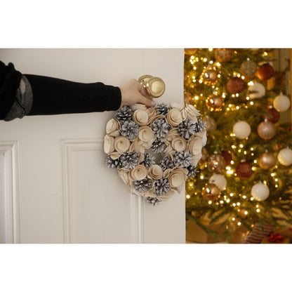 Roses Hanging Decoration Gold 25cm