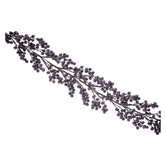 Berries Garland Christmas Decoration Purple - 130cm