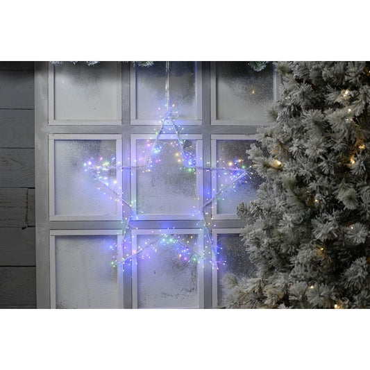 Feature Star Christmas Light Multifunction Multicolour Outdoor 240 LED