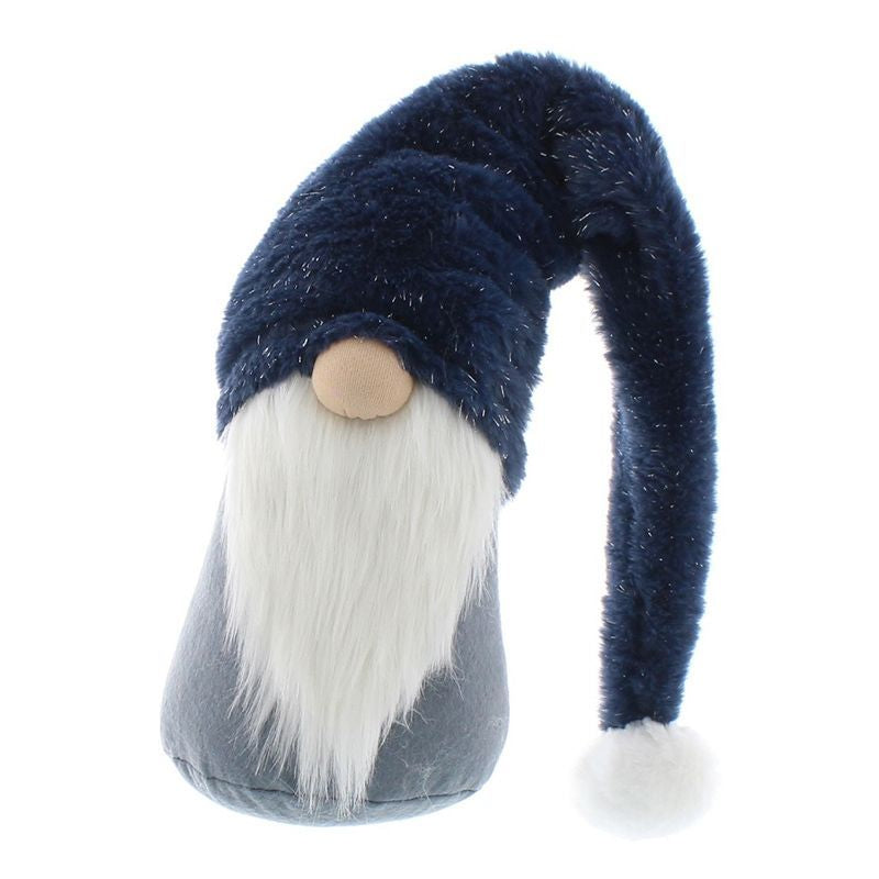 Gonk Christmas Decoration Grey & Blue - 33cm