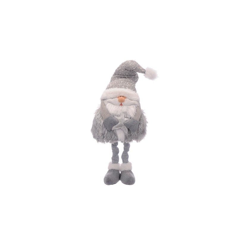 Gonk Christmas Decoration Grey - 70cm