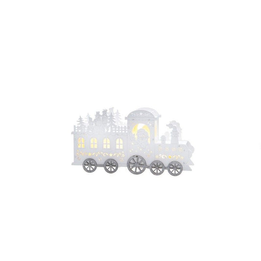 LED Christmas Wooden Train - 31.5cm