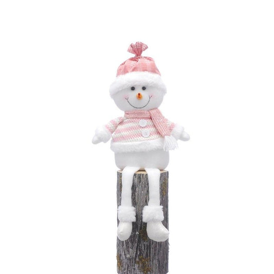 Christmas Decoration White & Pink - 60cm