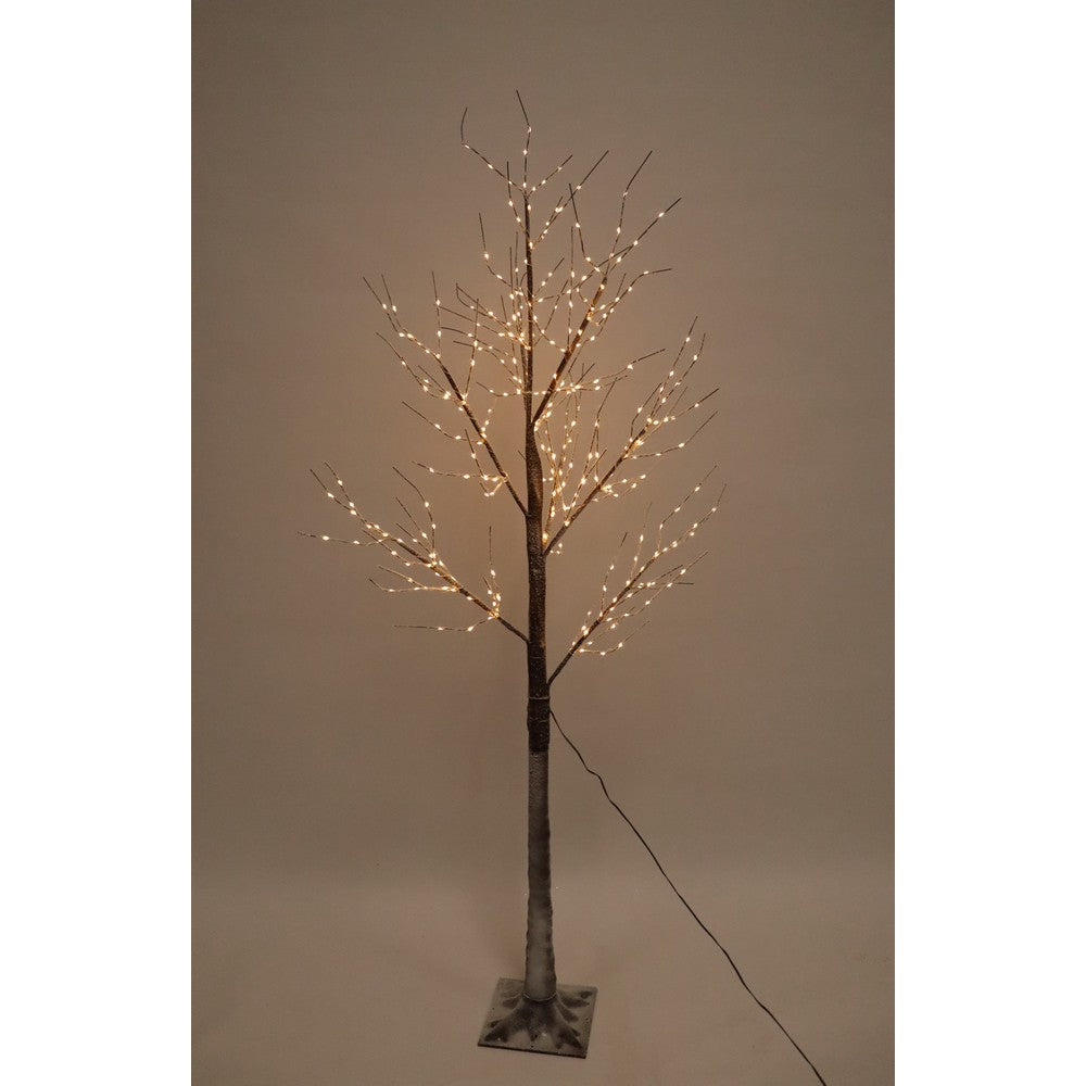 5ft Christmas Tree Light Feature Metal & Plastic with LED Lights Warm White