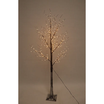 5ft Christmas Tree Light Feature Metal & Plastic with LED Lights Warm White