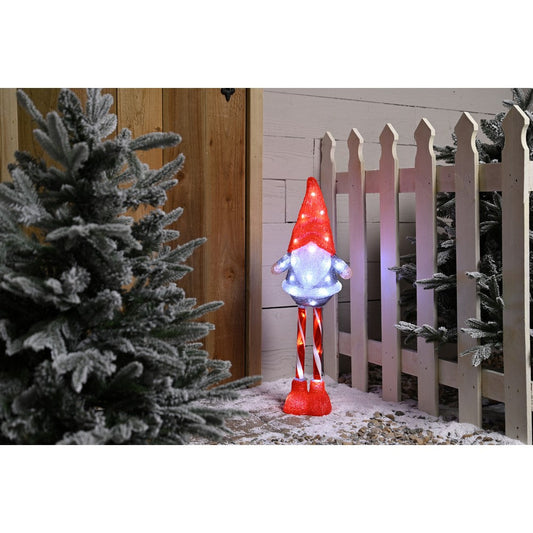 Christmas LED Christmas Acrylic Candy Cane Leg Gonk - 70cm