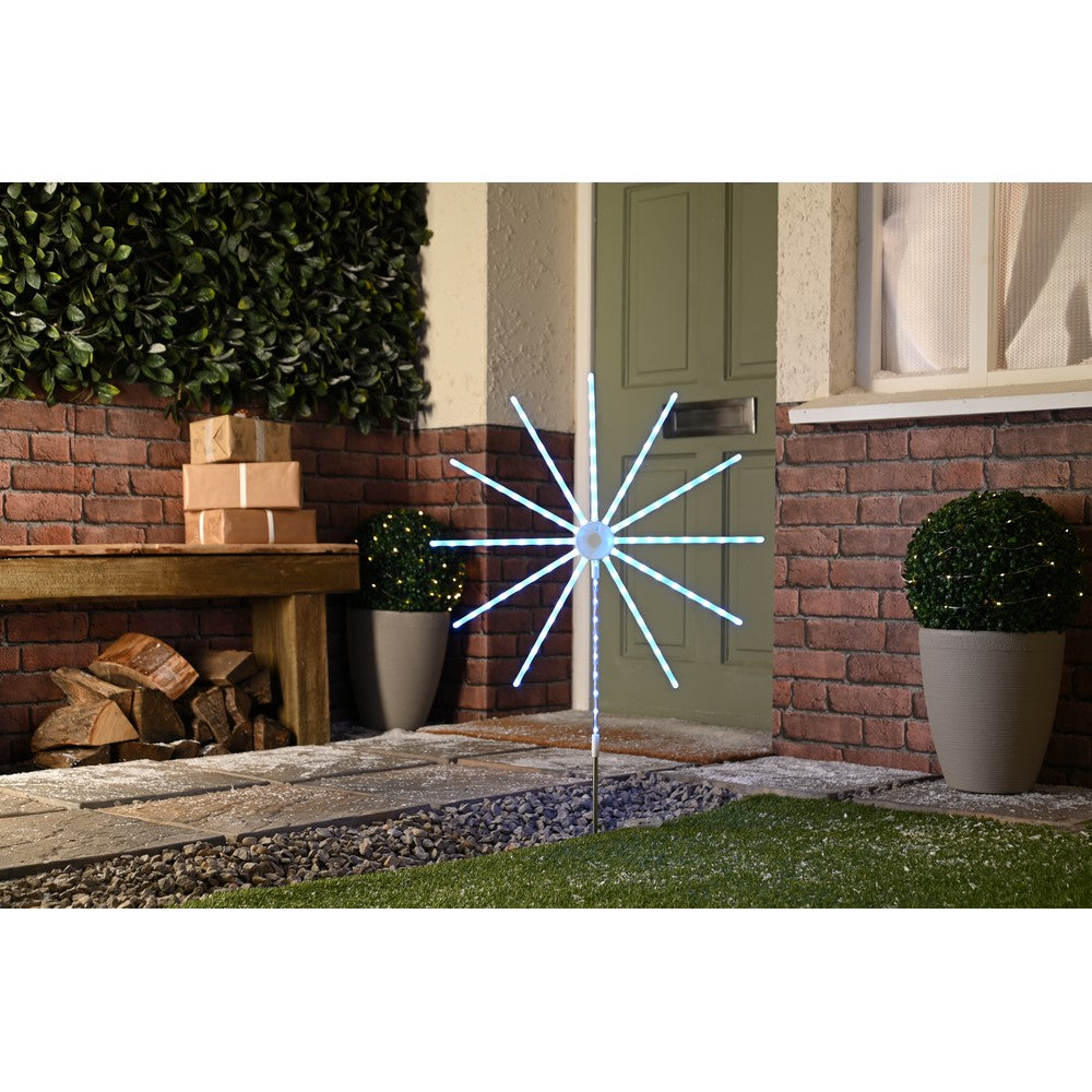 Christmas Stake Star Light Multicolour Outdoor 109 LED - 1.08m