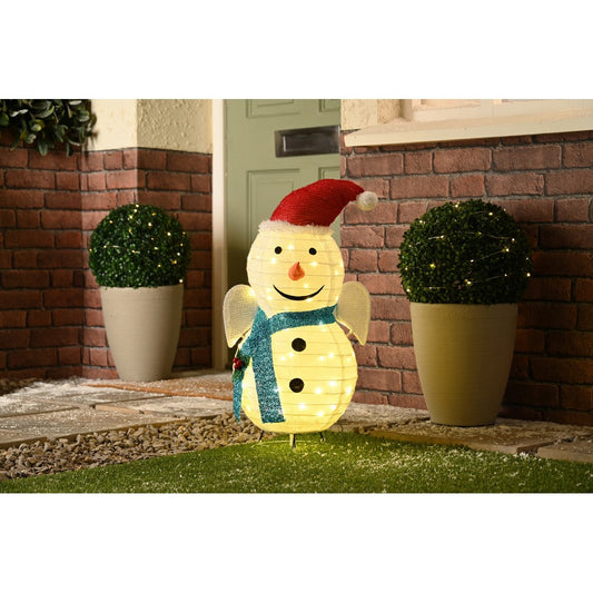 Christmas LED Christmas Collapsible Snowman - 68cm