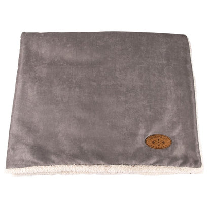 Dog Blanket Grey Faux Fur 41cm by Banbury