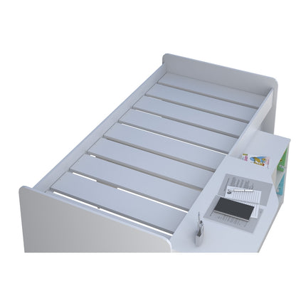 Pilot Single Bed White 4 x 6ft by Kidsaw