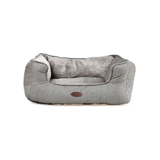 Wensum Plush Soft Pet Bed Grey Medium