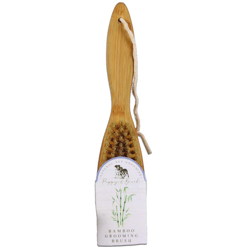 Dog Brush Natural Bamboo 26cm by Poppy & Basil